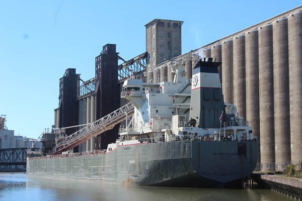 Grain boat at Standard