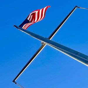 Flag And Cross
