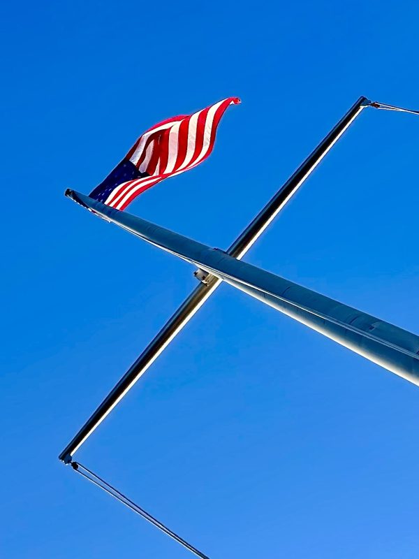 Flag And Cross